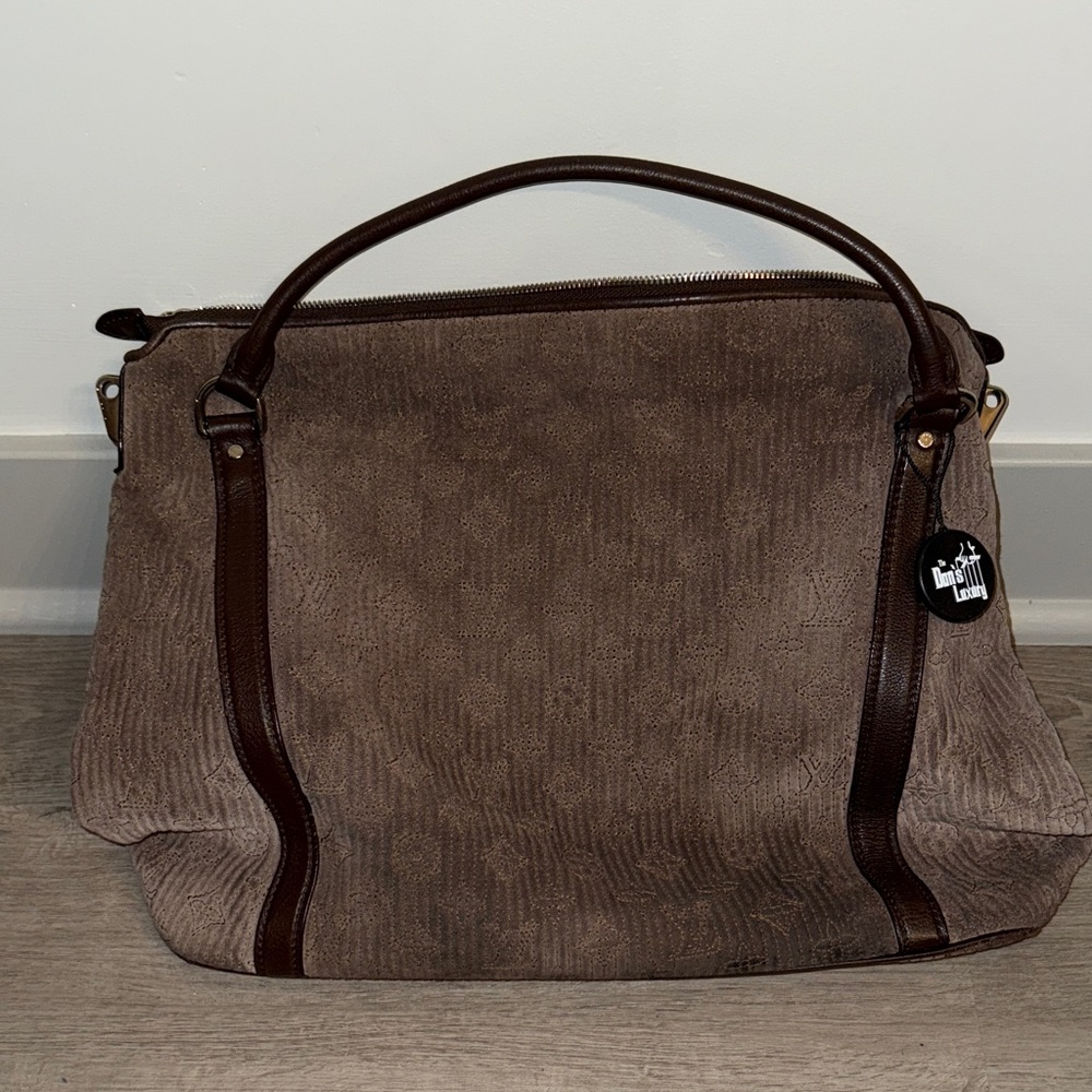 Louis Vuitton Brown Monogram Antheia Suede MM Women's Bag
